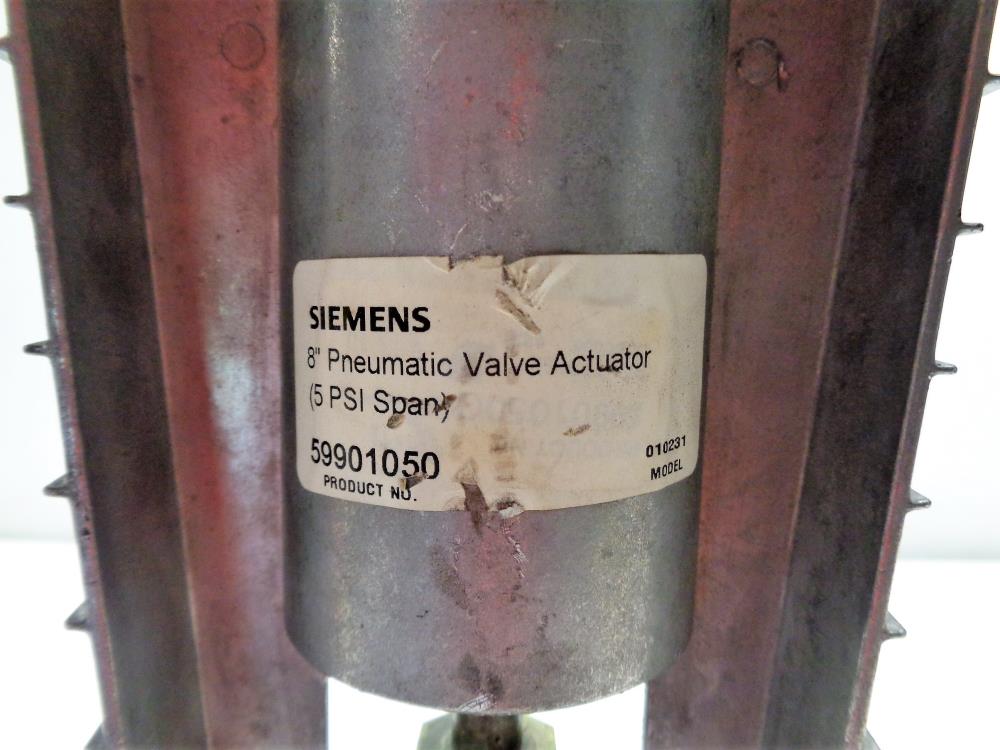 Siemens 3/4" Pneumatic BRZ Globe Valve 010230 W/ Actuator 010231